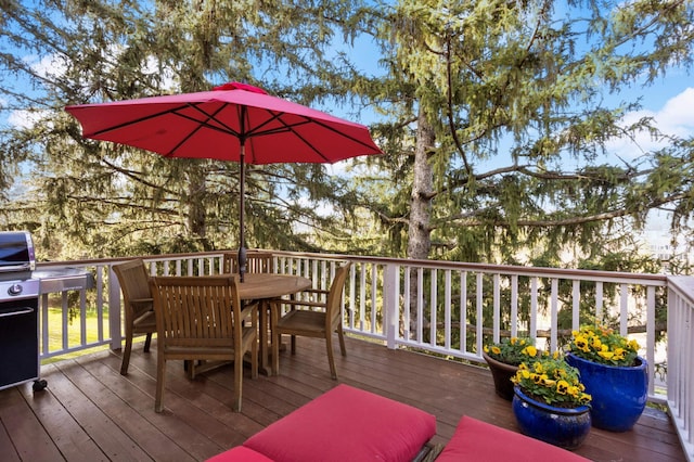 1760 Waterford Ct, Golden Valley, MN 55422 - wooden terrace featuring outdoor dining area
