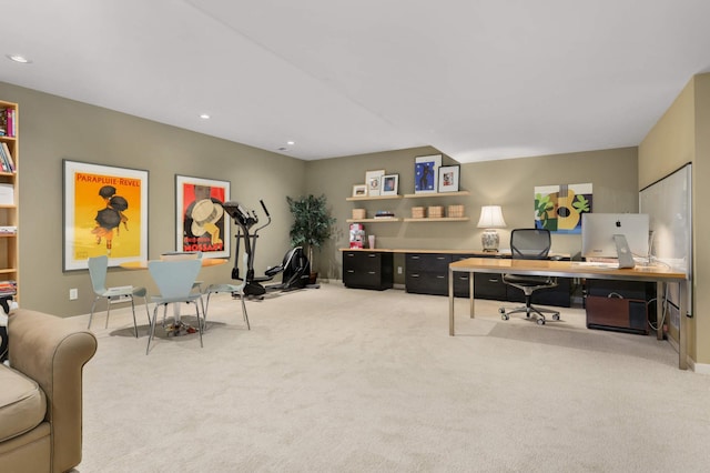 1760 Waterford Ct, Golden Valley, MN 55422 - office area with recessed lighting and carpet floors