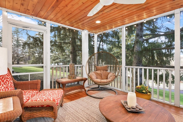 1760 Waterford Ct, Golden Valley, MN 55422 - sunroom with ceiling fan and plenty of natural light