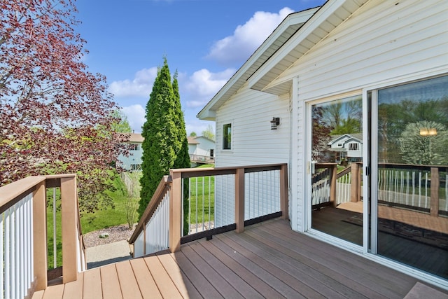 402 13th Ave NE, Buffalo, MN 55313 - view of wooden deck