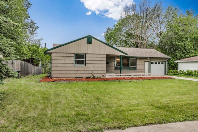 314 Orchard St N, Northfield, MN 55057 - ranch-style home featuring a garage, a front yard, and driveway