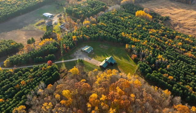 2374 320th St, Forest Twp, WI 54005 - aerial view with a rural view and a view of trees