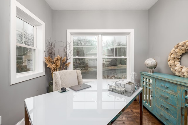 dining room featuring wood finished floors