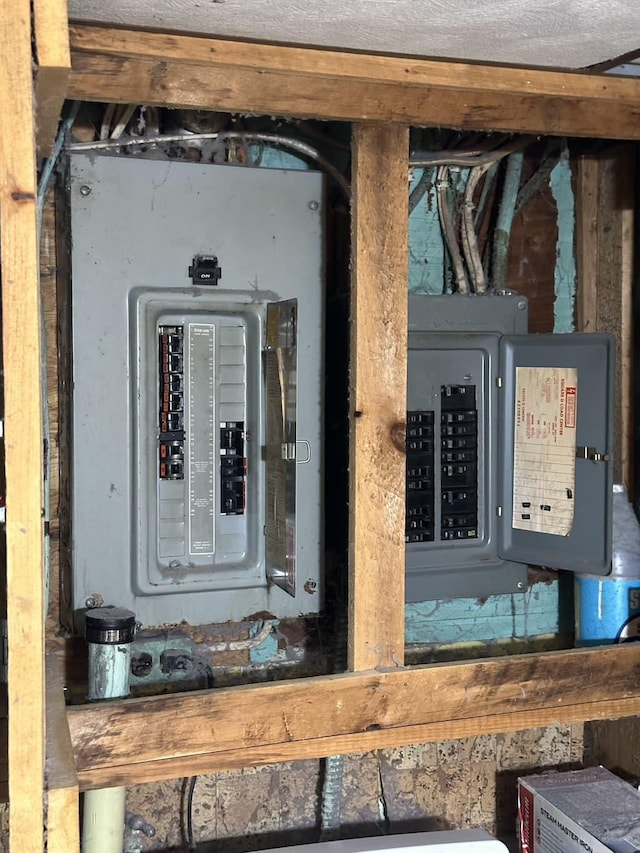 utility room featuring electric panel