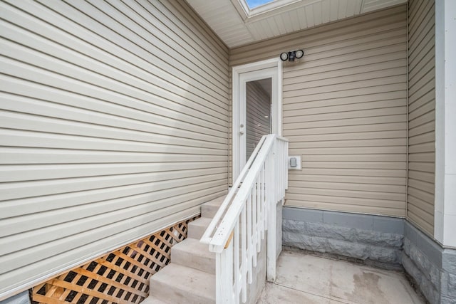 view of entrance to property