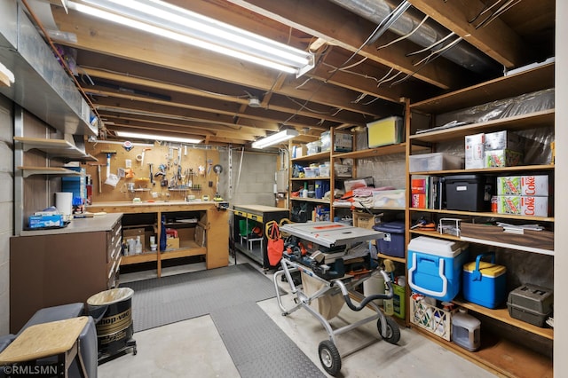 view of storage