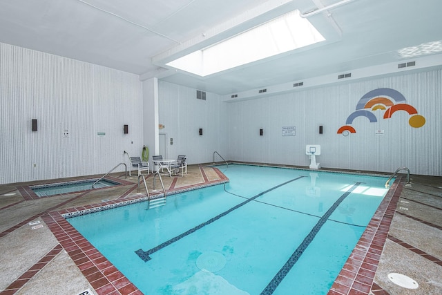 view of indoor pool