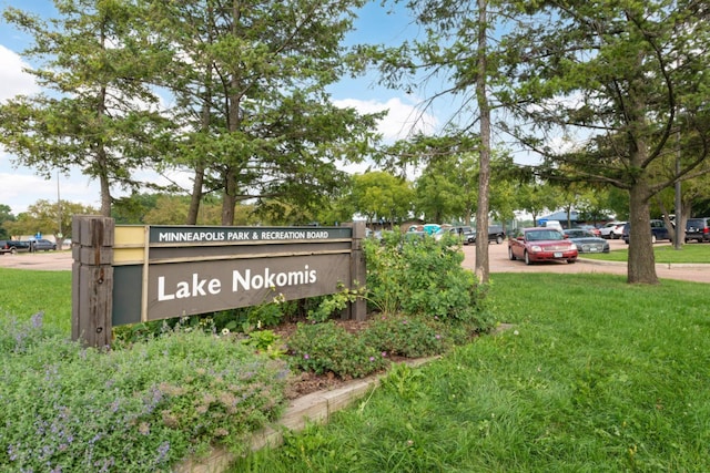 4836 Bloomington Ave, Minneapolis, MN 55417 - community sign with a lawn