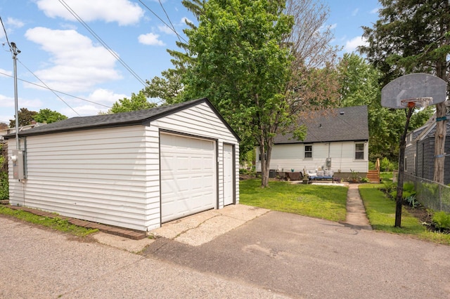 4836 Bloomington Ave, Minneapolis, MN 55417 - detached garage featuring driveway