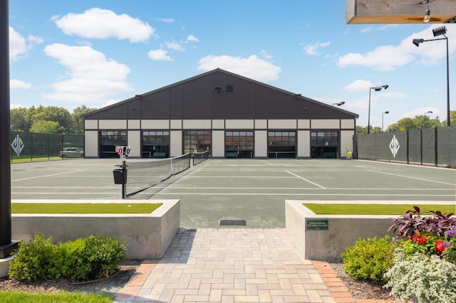 exterior space featuring fence