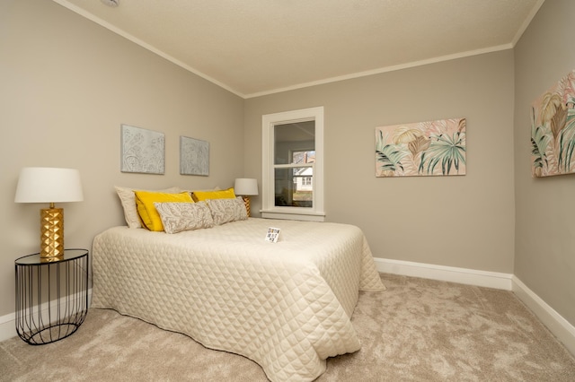 1634 Upton Ave N, Minneapolis, MN 55411 - carpeted bedroom with baseboards and ornamental molding