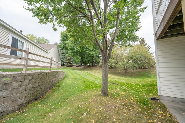 view of yard