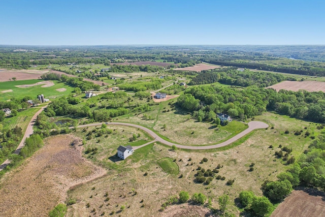 view of property location with rural landscape