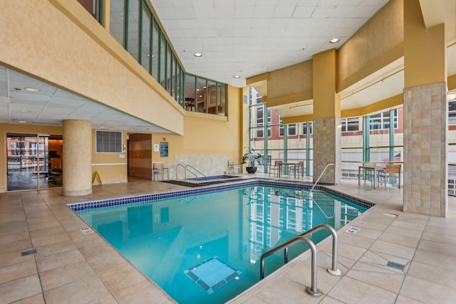 view of pool