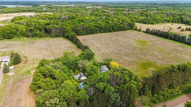25431 Larch St NW, Isanti, MN 55040 - bird's eye view of a heavily wooded area