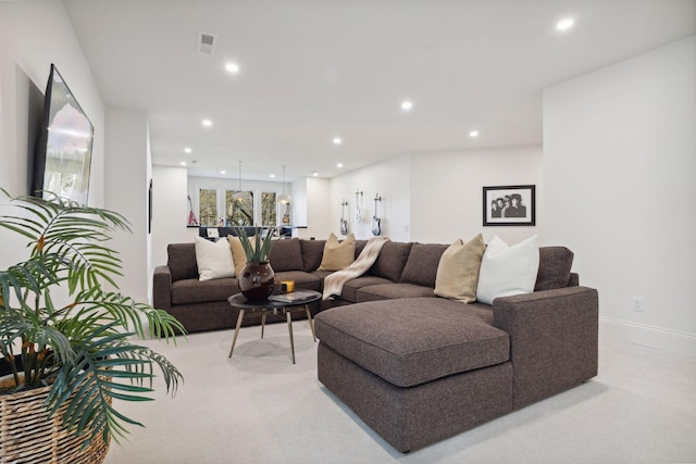4717 Meadow Rd, Edina, MN 55424 - living room with recessed lighting and light carpet