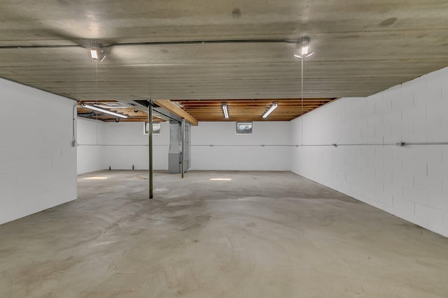 420 6th Ave N, Cold Spring, MN 56320 - unfinished below grade area with concrete block wall