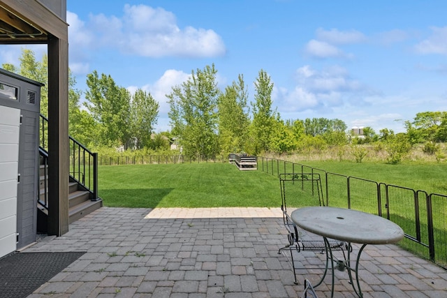 1703 11th St NE, Buffalo, MN 55313 - view of patio / terrace with stairway