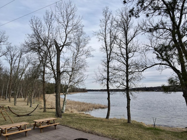 property view of water