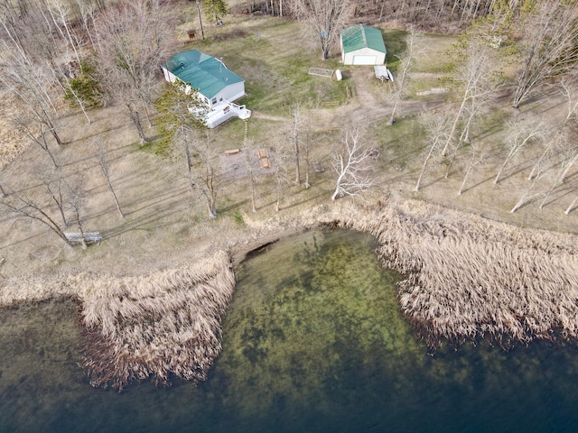 drone / aerial view featuring a rural view