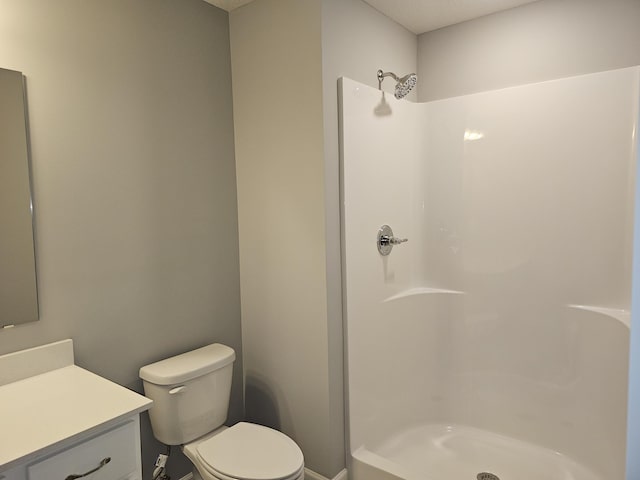 17121 61st St NE, Otsego, MN 55330 - bathroom with vanity, toilet, and a shower