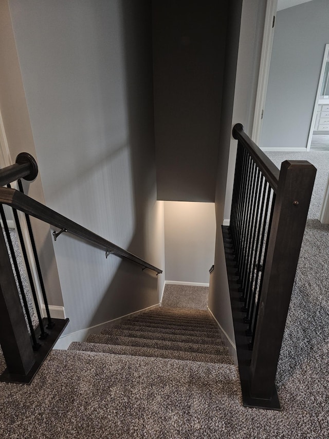 17121 61st St NE, Otsego, MN 55330 - stairs featuring baseboards and carpet