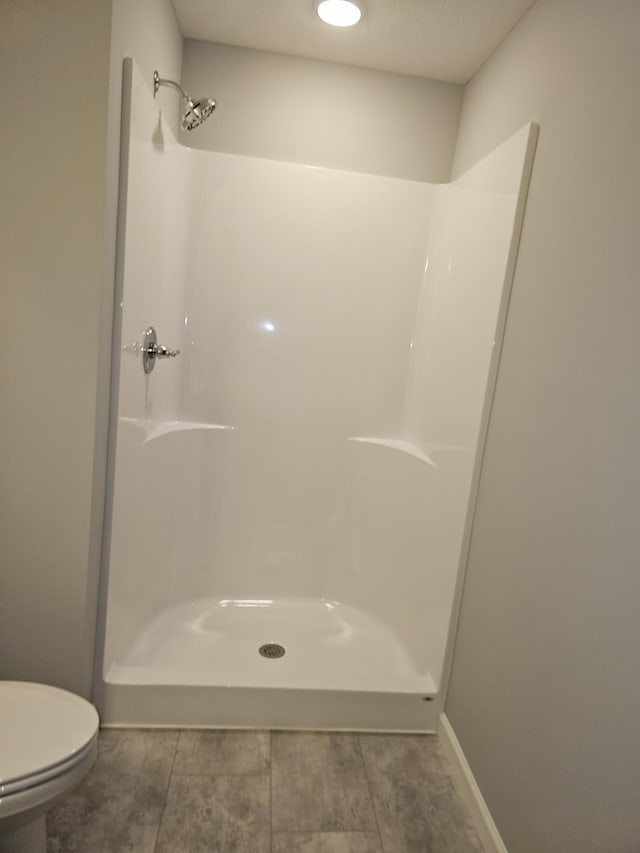 17121 61st St NE, Otsego, MN 55330 - bathroom with tile patterned flooring and a shower