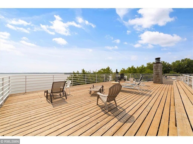 4371 Wilshire Blvd Unit 202, Mound, MN 55364 - view of wooden deck