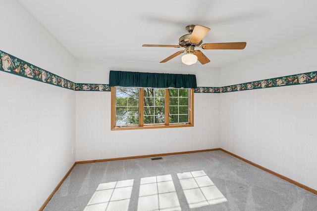 3662 Pond View Pt, Eagan, MN 55122 - carpeted empty room with a ceiling fan and baseboards