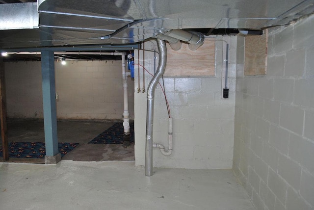 767 Shoreacres Dr, Fairmont, MN 56031 - view of unfinished basement