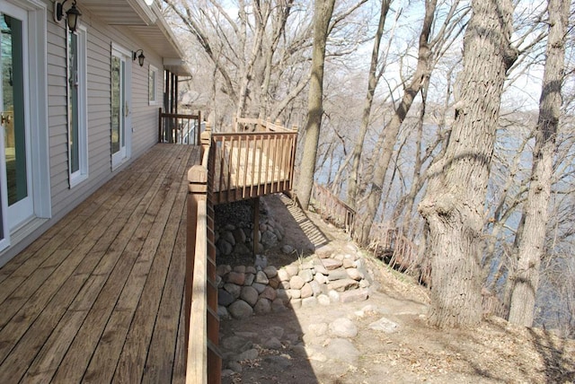 767 Shoreacres Dr, Fairmont, MN 56031 - view of wooden deck