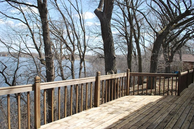 767 Shoreacres Dr, Fairmont, MN 56031 - deck featuring a water view