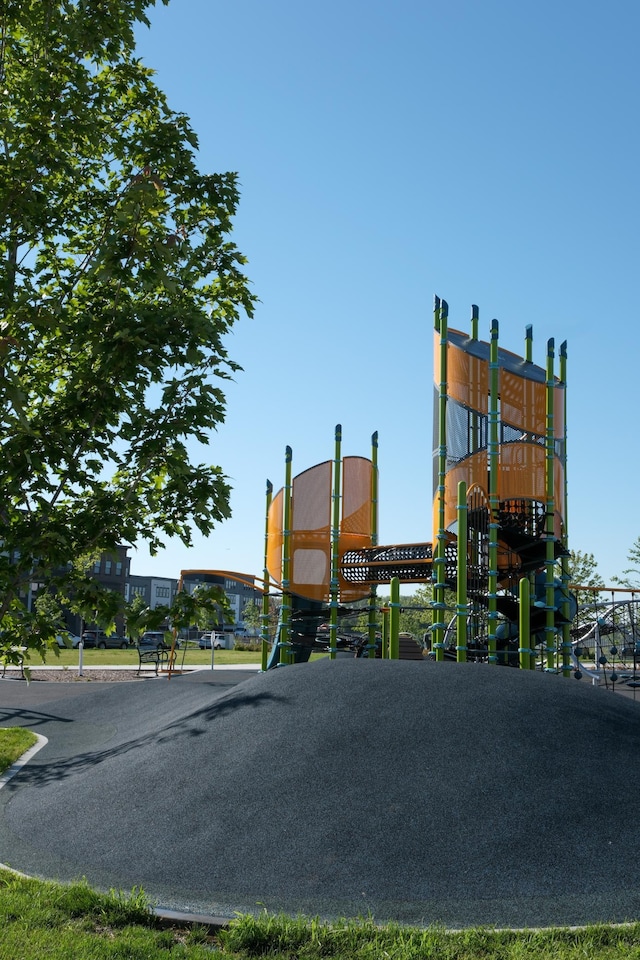 view of play area