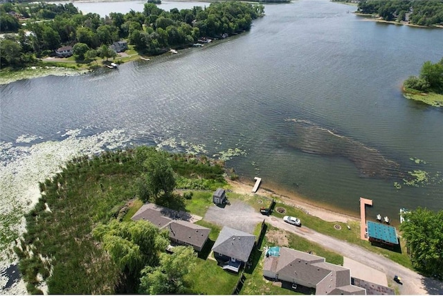 516 Park Island Rd Unit 1, Center City, MN 55012 - birds eye view of property featuring a water view