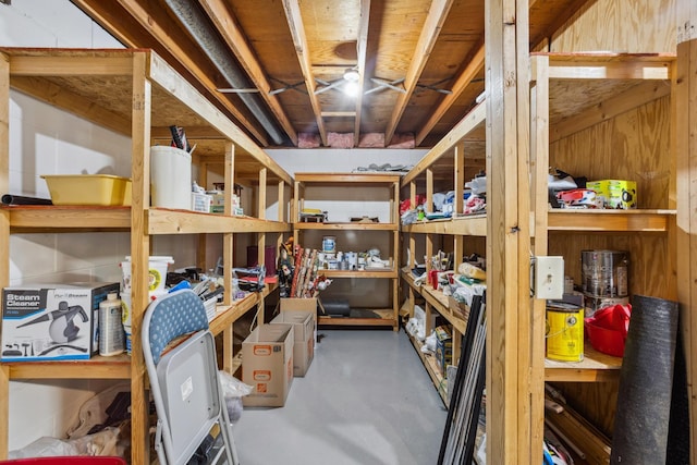 view of storage