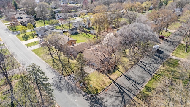 drone / aerial view featuring a residential view