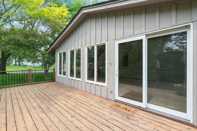 3293 Rice Creek Ter, New Brighton, MN 55112 - view of wooden deck