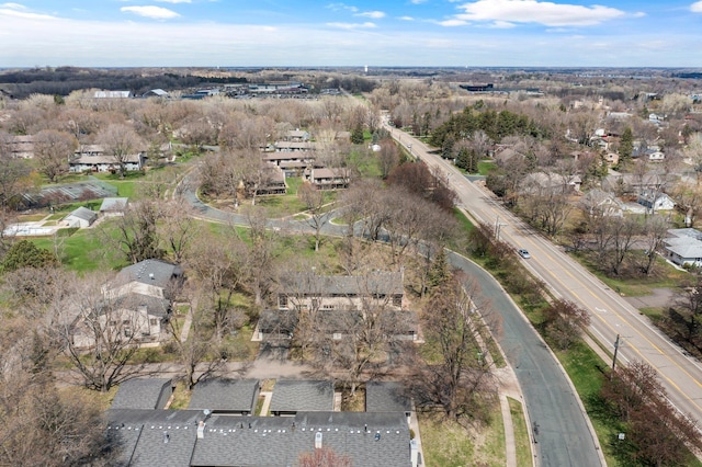 drone / aerial view featuring a residential view