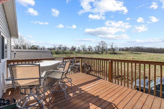 822 138th St Unit 32, Garfield Twp, WI 54001 - view of deck