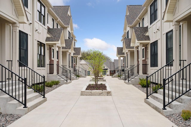 surrounding community with a residential view