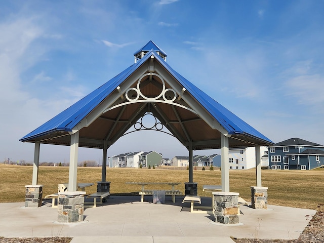 2133 Johanna Cir, Lino Lakes, MN 55038 - view of home's community with a gazebo and a yard