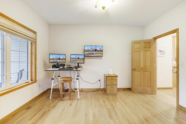 562 Hillside Dr, Prescott, WI 54021 - office space with wood finished floors and baseboards