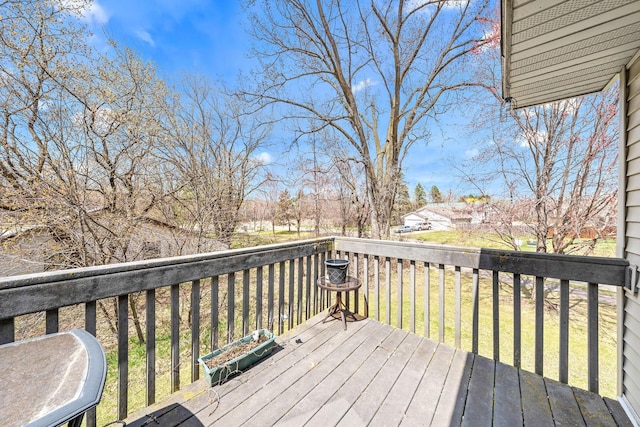 26294 3rd St W, Zimmerman, MN 55398 - deck featuring a lawn