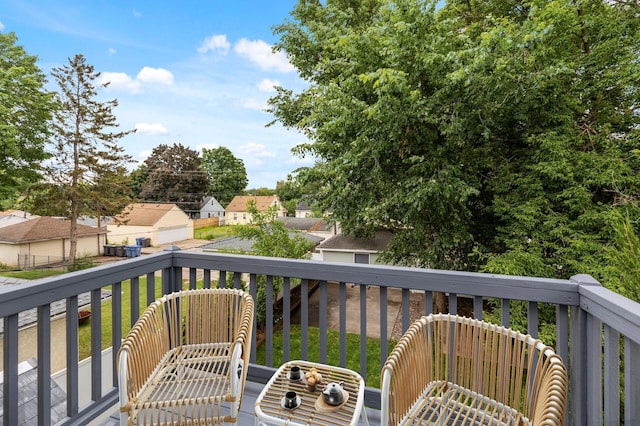 6049 Wentworth Ave, Minneapolis, MN 55419 - balcony featuring a residential view