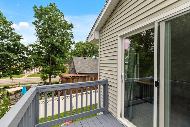 6049 Wentworth Ave, Minneapolis, MN 55419 - view of wooden deck