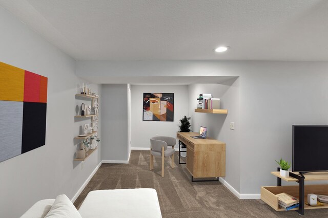 6049 Wentworth Ave, Minneapolis, MN 55419 - living area featuring carpet flooring and recessed lighting