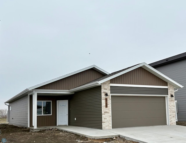 6759 66th Ave S, Horace, ND 58047 - view of front facade featuring a garage and concrete driveway