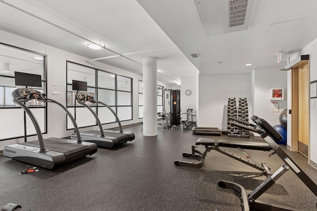 401 2nd St Unit 202, Minneapolis, MN 55401 - workout area featuring visible vents