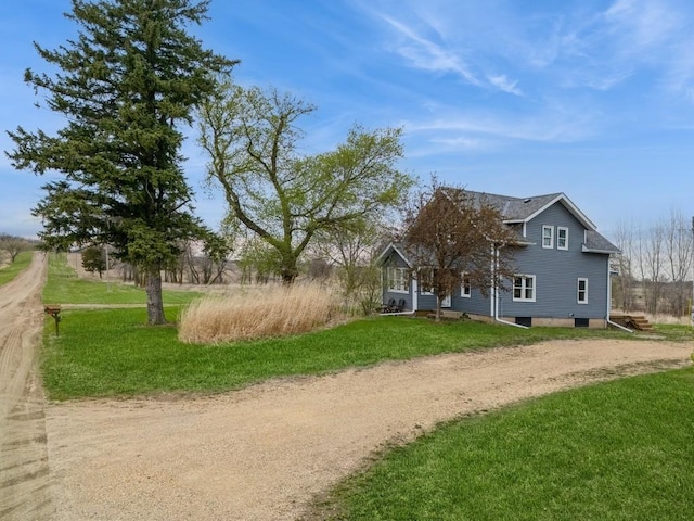 17492 460th Ln, Waterville, MN 56096 - view of front of house with driveway and a front lawn