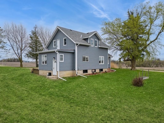 17492 460th Ln, Waterville, MN 56096 - exterior space featuring a yard and roof with shingles